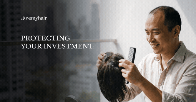 Boy caring for his medical wig at home in Singapore | Aremyhair